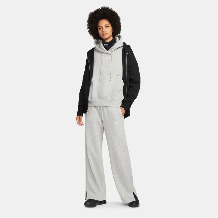 Nike Women's Sportswear Phoenix Fleece Wide-Leg Sweatpants Grey Nike Women's Sportswear Phoenix Fleece Wide-Leg Sweatpants Grey image number 2