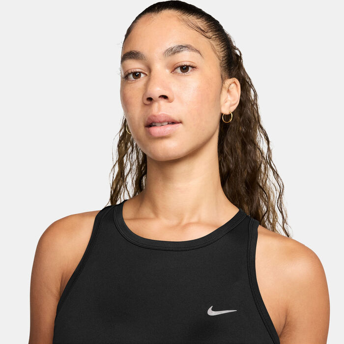 Nike Women's Tempo Dri-FIT Running Tank Top Black Nike Women's Tempo Dri-FIT Running Tank Top Black image number 2
