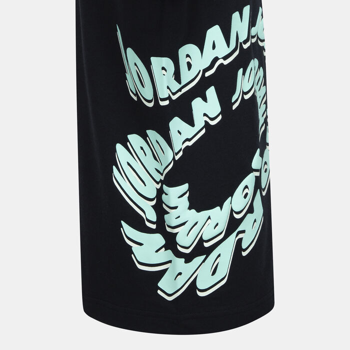 Nike Kids' Warped Galaxy Graphic T-Shirt Black image number 2