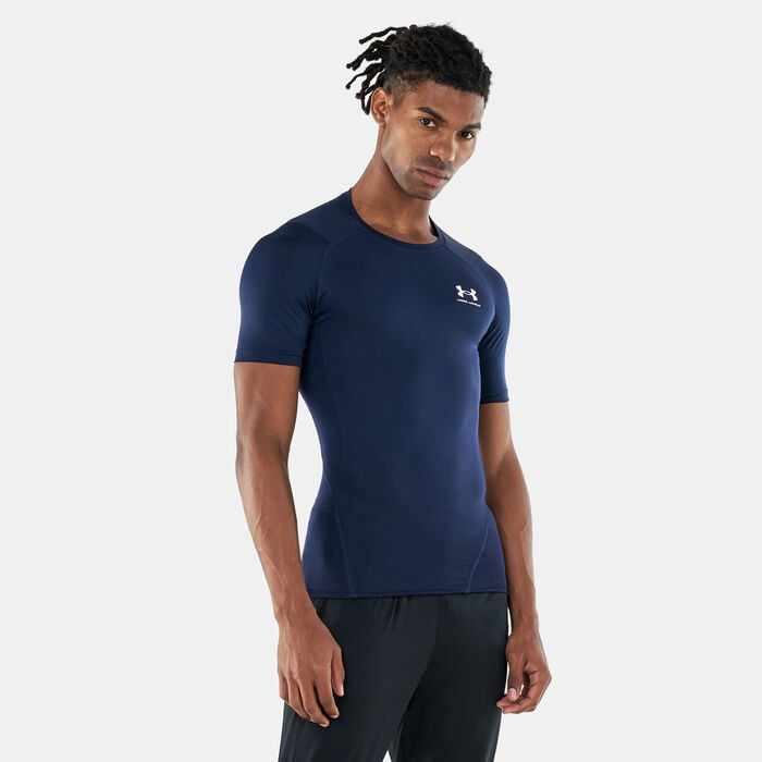 Under Armour Men's HeatGear® Armour T-Shirt Blue Under Armour Men's HeatGear® Armour T-Shirt Blue image number 0