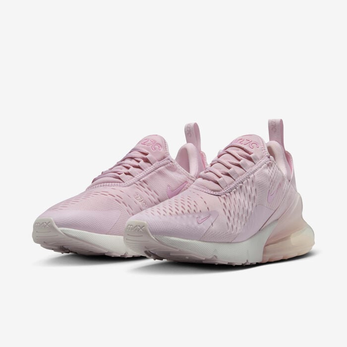 Nike Women's Air Max 270 Shoes Pink Nike Women's Air Max 270 Shoes Pink image number 5