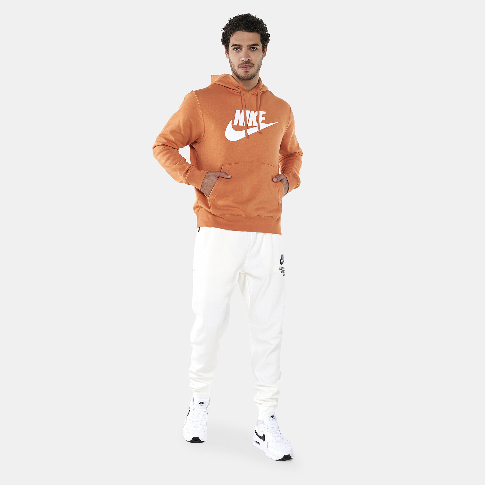 Orange nike hoodie and sweatpants shop
