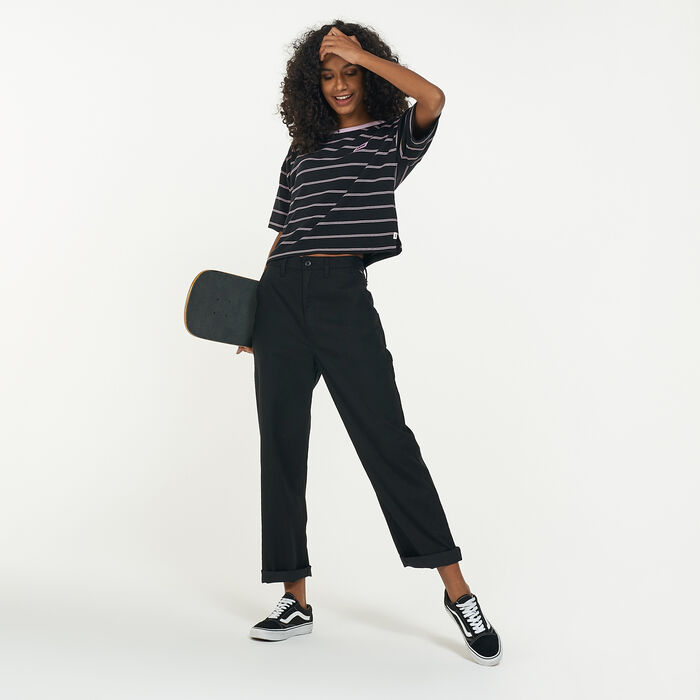 Vans Women's Authentic Chino Pants Black Vans Women's Authentic Chino Pants Black image number 2
