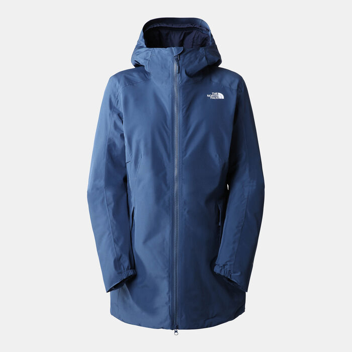 The North Face Women's Hikesteller Insulated Parka Jacket Blue image number 0