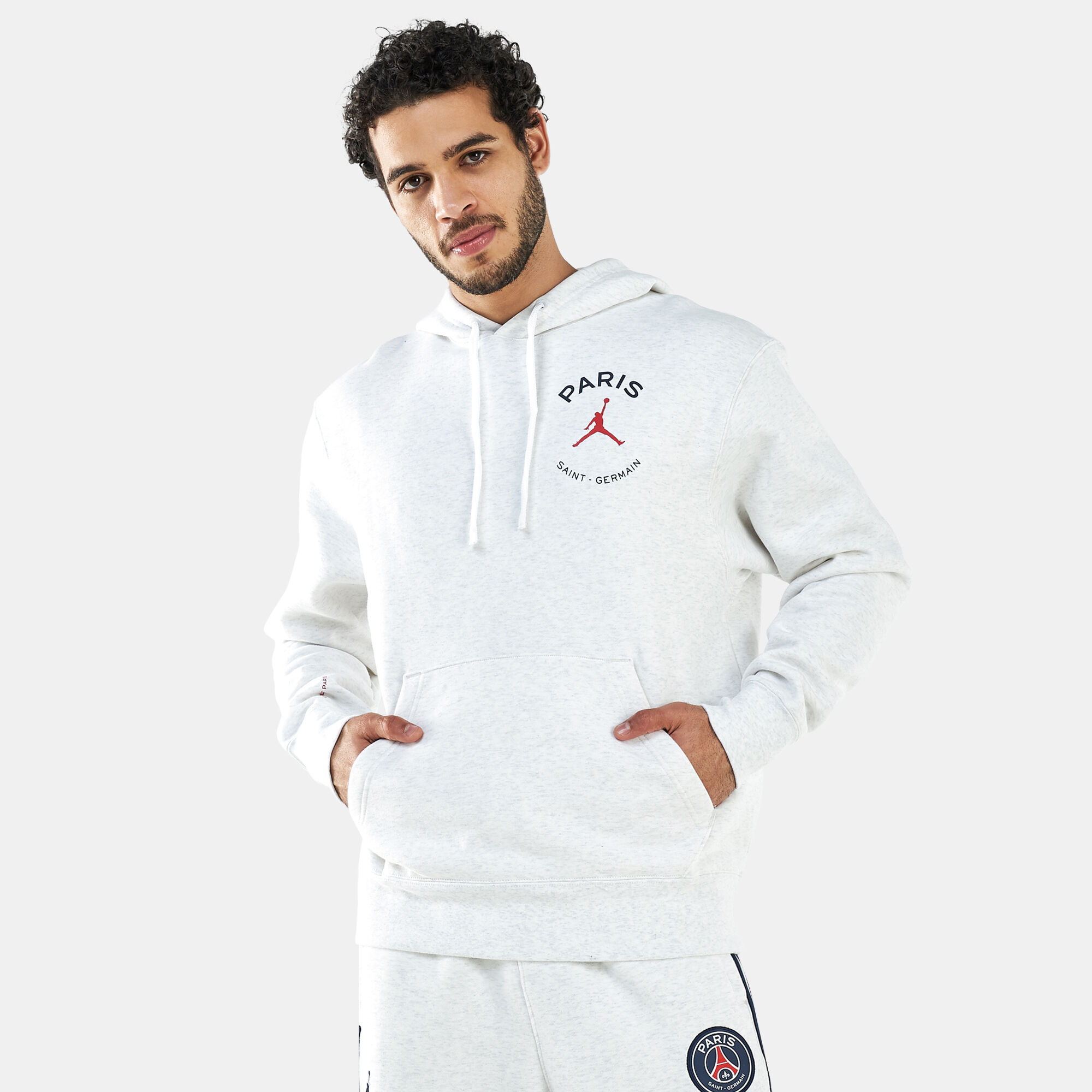 Paris jordan hoodie white shop