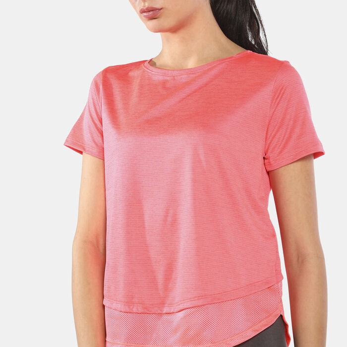 Under Armour Women's UA Tech™ Vent T-Shirt Pink image number 3