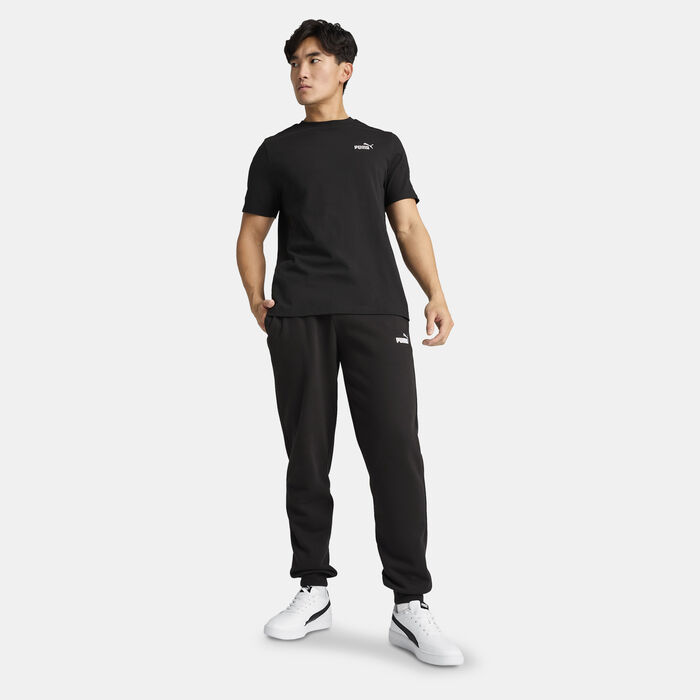 PUMA Men's Essentials+ Tape T-Shirt Black image number 2