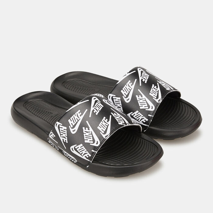 Nike Men's Victori One Printed Slides Black Nike Men's Victori One Printed Slides Black image number 0