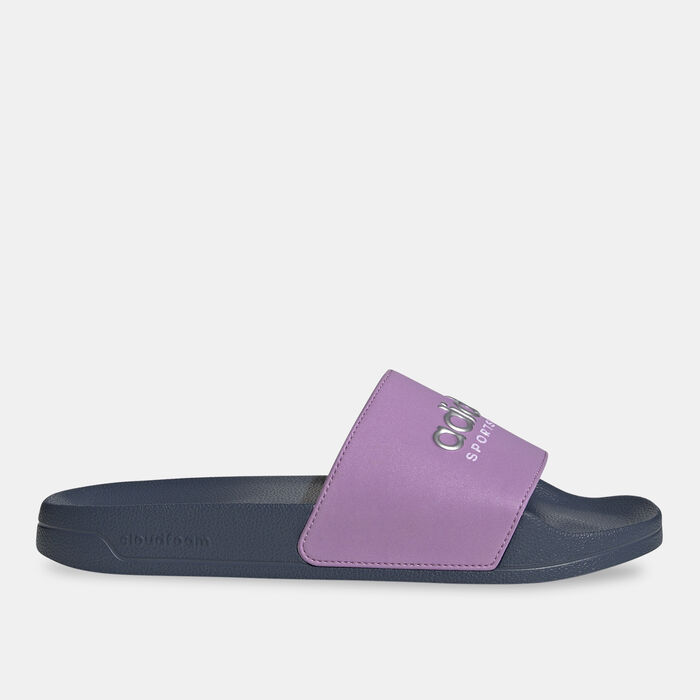adidas Men's Adilette Shower Slides Blue adidas Men's Adilette Shower Slides Blue image number 0