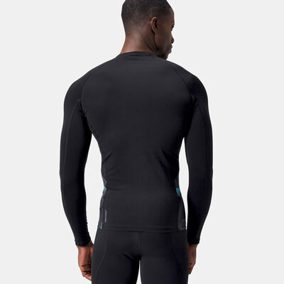 Speedo Mens Endurance+ Splice Swimming Rashguard Black Speedo Mens Endurance+ Splice Swimming Rashguard Black