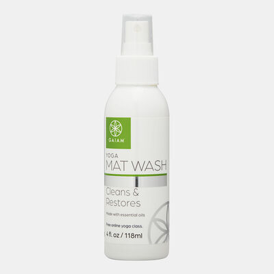 Gaiam Yoga Mat Wash 4oz Clear Gaiam Yoga Mat Wash 4oz Clear