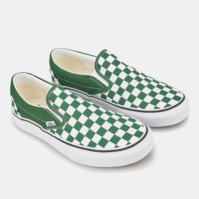 Vans Colour-Theory Classic Slip-On Unisex Shoe Green Vans Colour-Theory Classic Slip-On Unisex Shoe Green image number 1