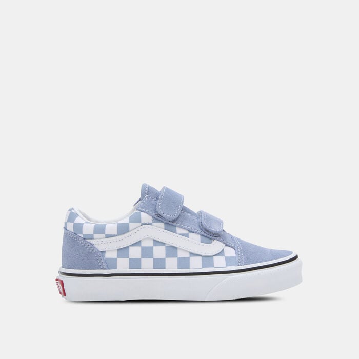 Vans Kids' Old Skool V Checkerboard Shoes Multi-Color Vans Kids' Old Skool V Checkerboard Shoes Multi-Color image number 0