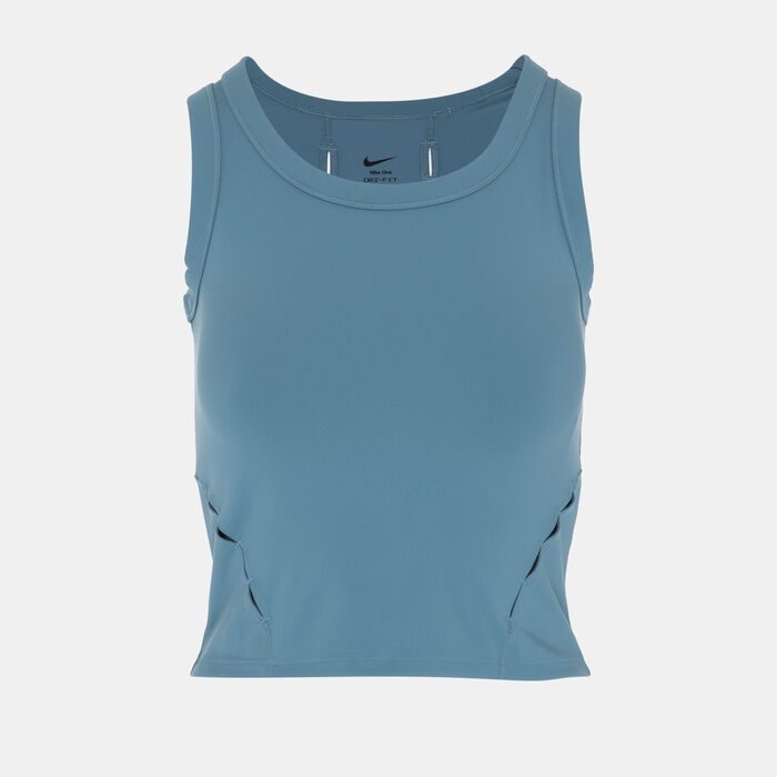 Nike Women's One Dri-FIT Tank Top Grey Nike Women's One Dri-FIT Tank Top Grey image number 0