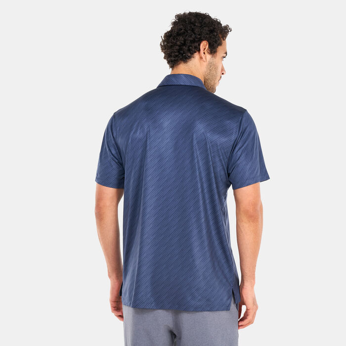 Nike Men's Dri-FIT Vapor Striped Golf Polo Shirt Blue Nike Men's Dri-FIT Vapor Striped Golf Polo Shirt Blue image number 1