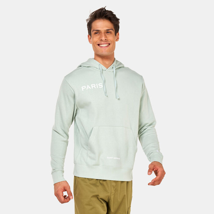 Nike Men's Paris Saint-Germain Fleece Hoodie Green image number 0