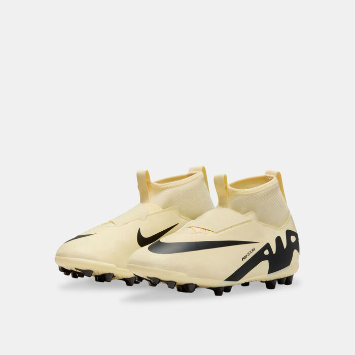 Nike Kids' Jr. Mercurial Zoom Superfly 9 Academy Artificial-Grass Football Shoe Ivory Nike Kids' Jr. Mercurial Zoom Superfly 9 Academy Artificial-Grass Football Shoe Ivory image number 1