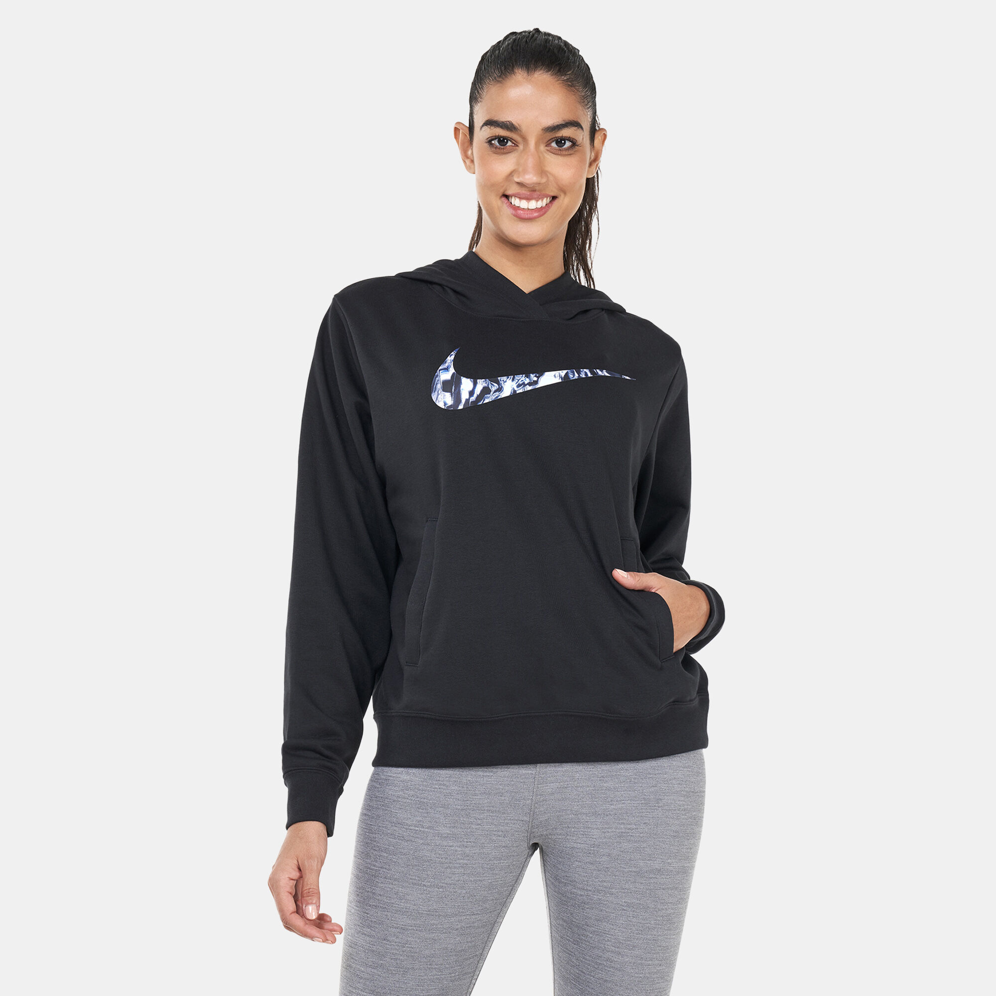 Women s Dri FIT Get Fit Graphic Hoodie Black Nike in KSA SSS