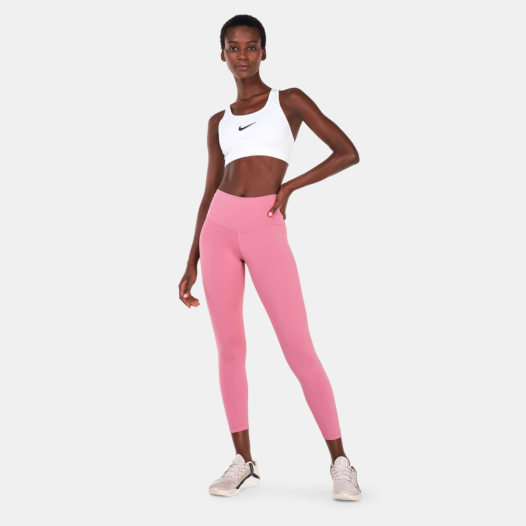 Nike women's training tights 2025 pink