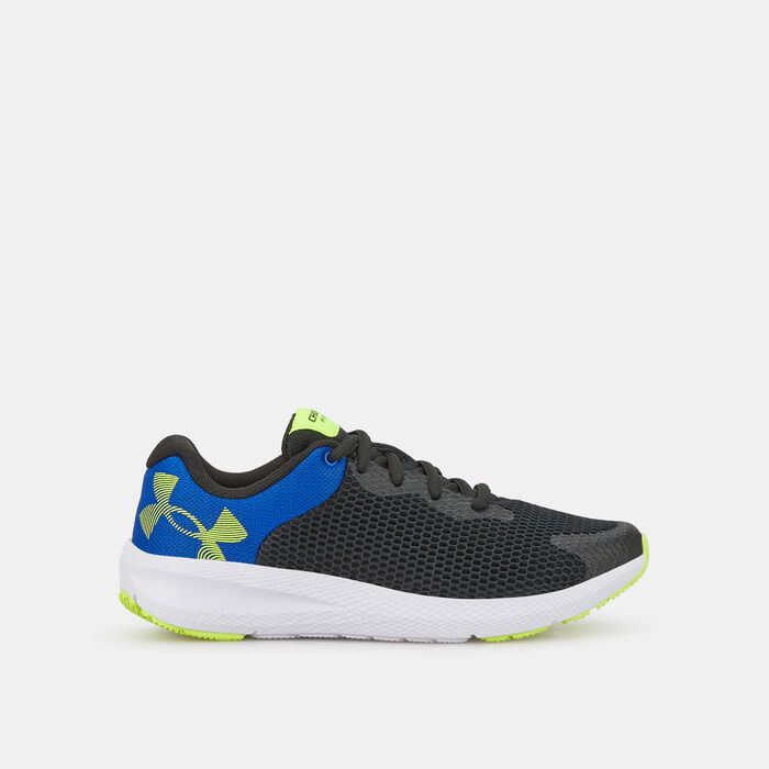 Under Armour Kids' UA Charged Pursuit 2 Big Logo Running Shoe (Older Kids) Black Under Armour Kids' UA Charged Pursuit 2 Big Logo Running Shoe (Older Kids) Black image number 0
