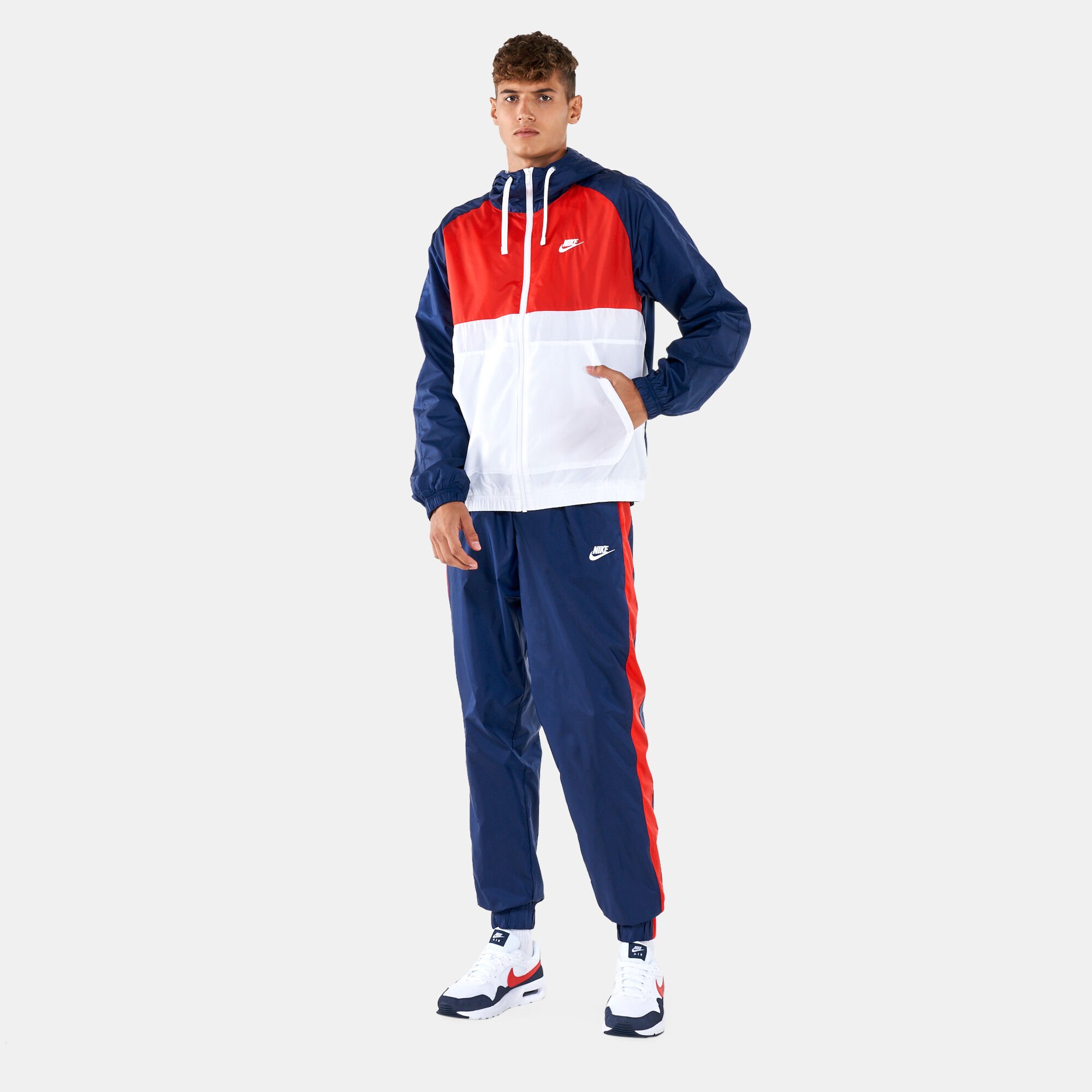 Men s Sportswear Hooded Tracksuit