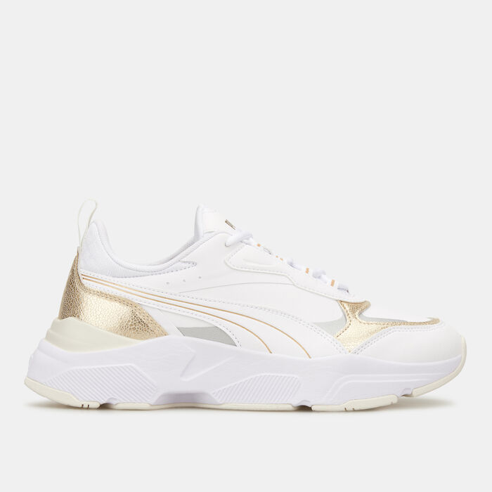 PUMA Women's Cassia Metallic Shine Shoes White image number 0