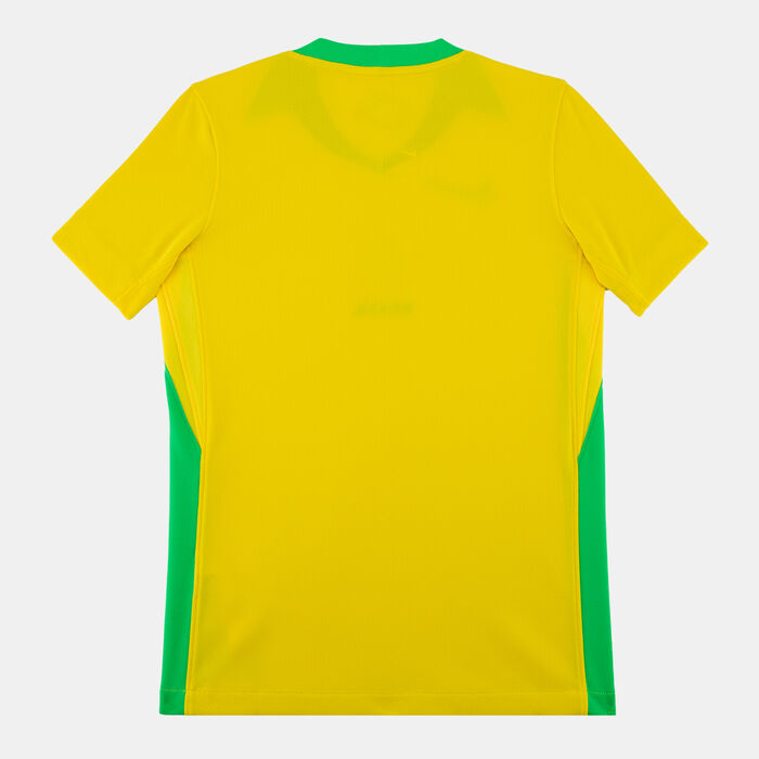 Nike Kids' Brazil 2025 Home Replica Football Jersey (Women's Team) yellow Nike Kids' Brazil 2025 Home Replica Football Jersey (Women's Team) yellow image number 1