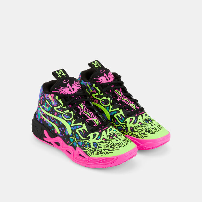PUMA Kids' Lamelo Ball MB.04 Heem Basketball Shoes Black PUMA Kids' Lamelo Ball MB.04 Heem Basketball Shoes Black image number 1