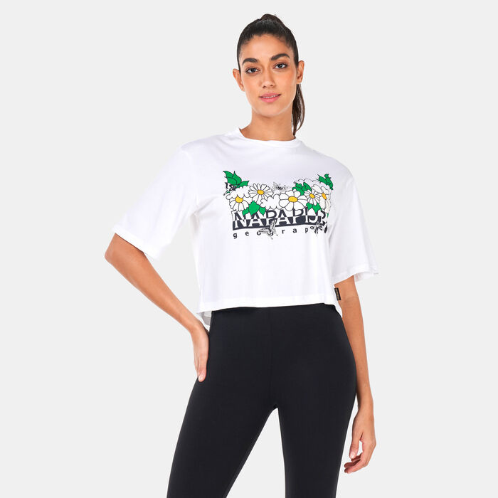 Napapijri Women's Veny Crop Top White Napapijri Women's Veny Crop Top White image number 0