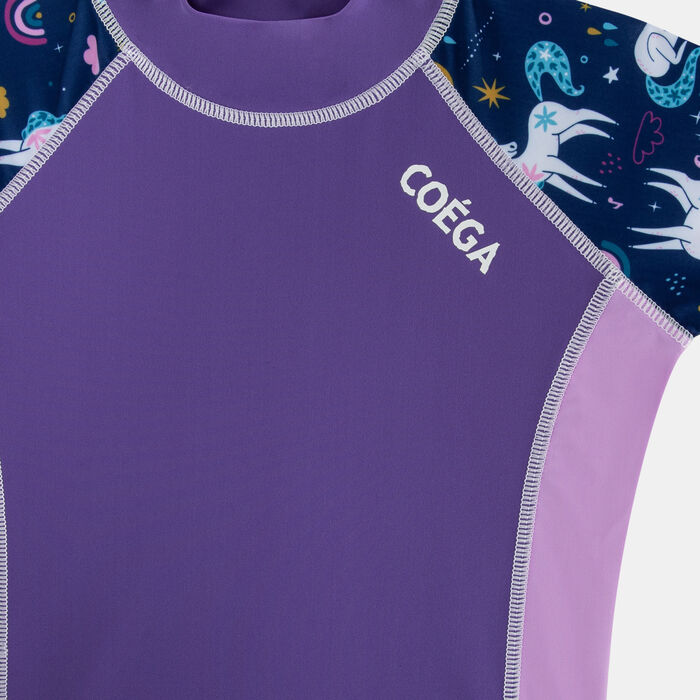 COEGA Kids' Swimming Rashguard Purple COEGA Kids' Swimming Rashguard Purple image number 2