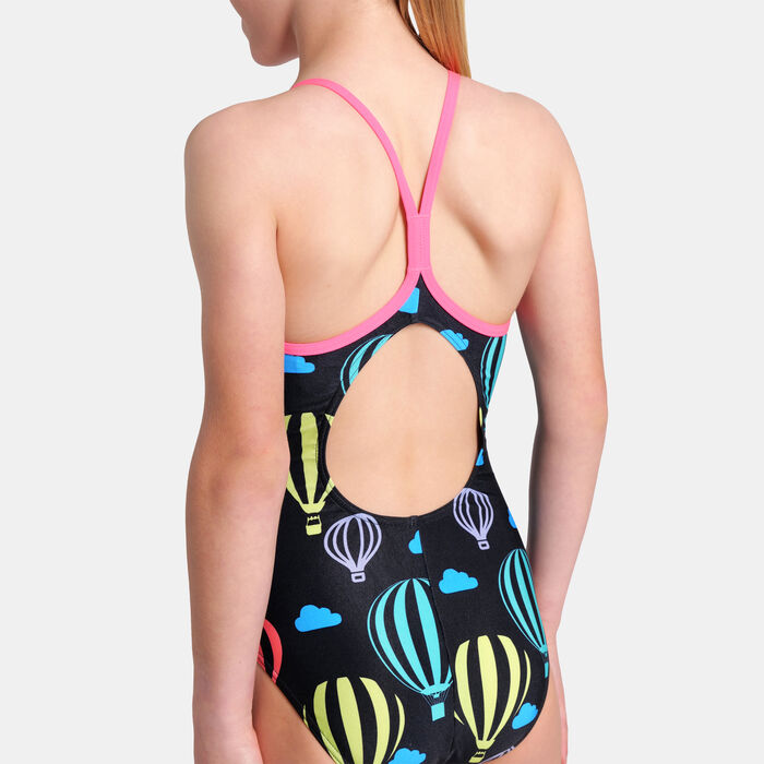 Arena Kids' Balloons One-Piece Swimsuit Black image number 3