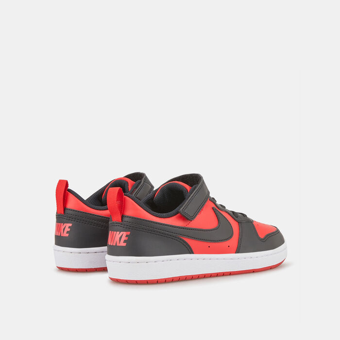 Nike Kids' Court Borough Low Recraft Shoes (Younger Kids) Red Nike Kids' Court Borough Low Recraft Shoes (Younger Kids) Red image number 2