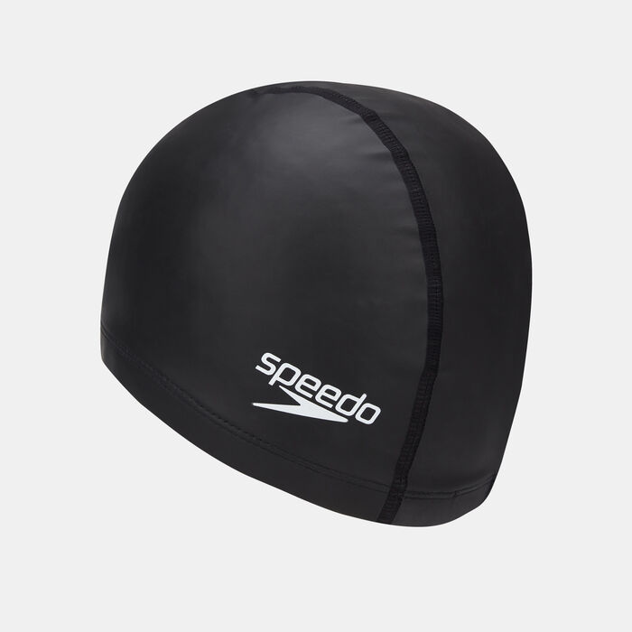 Speedo Ultra Pace Swimming Cap Black Speedo Ultra Pace Swimming Cap Black image number 1