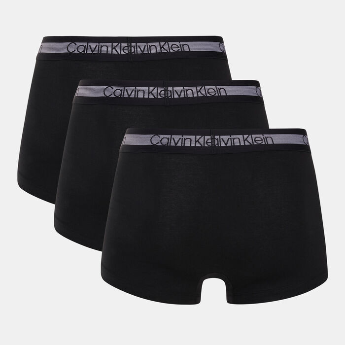 Calvin Klein Men's Trunk Briefs (3 Pack) Black Calvin Klein Men's Trunk Briefs (3 Pack) Black image number 1