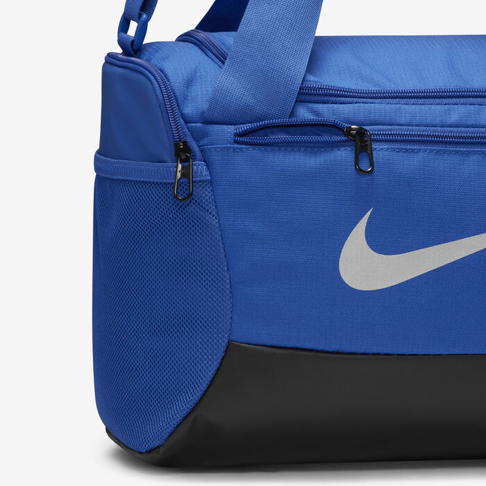Nike Brasilia 9.5 Training Duffel Bag (Extra-Small) Blue Nike Brasilia 9.5 Training Duffel Bag (Extra-Small) Blue image number 7