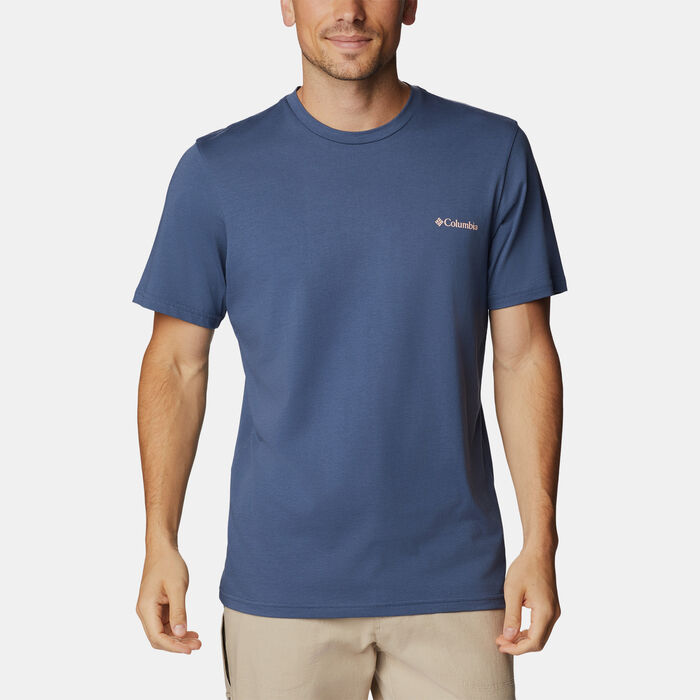 Columbia Men's Rapid Ridge Back Graphic T-Shirt Blue Columbia Men's Rapid Ridge Back Graphic T-Shirt Blue image number 0