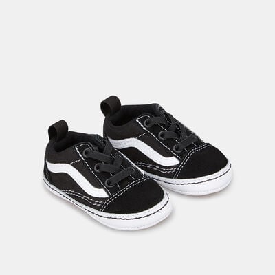 Vans Kids' Old Skool Crib Shoe Black Vans Kids' Old Skool Crib Shoe Black