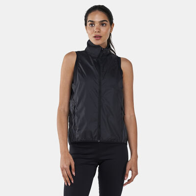 adidas Women's Run Icon 3-Stripes Running Wind Vest Black adidas Women's Run Icon 3-Stripes Running Wind Vest Black