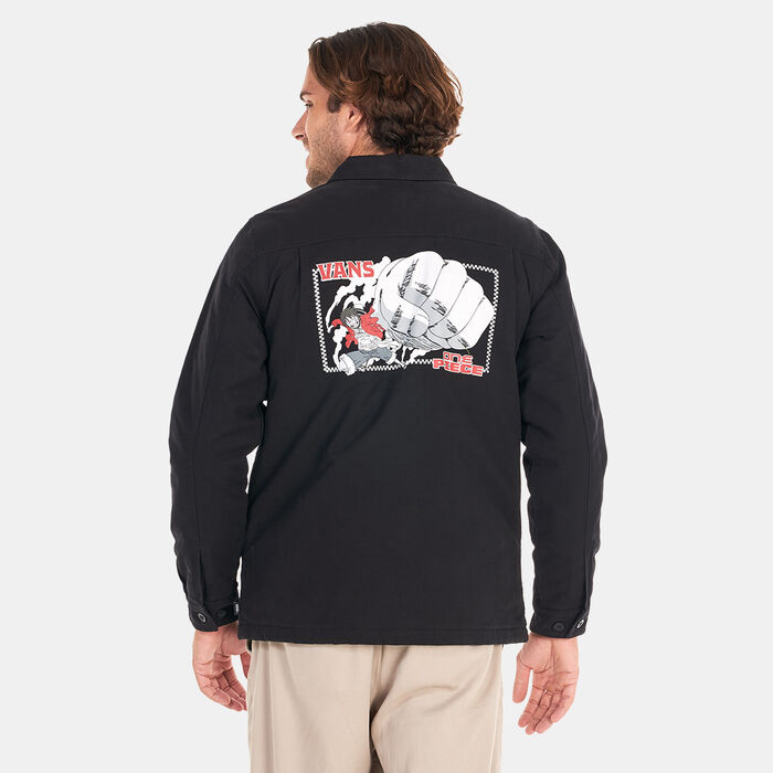 Vans Men's x One Piece Station Jacket Black Vans Men's x One Piece Station Jacket Black image number 1