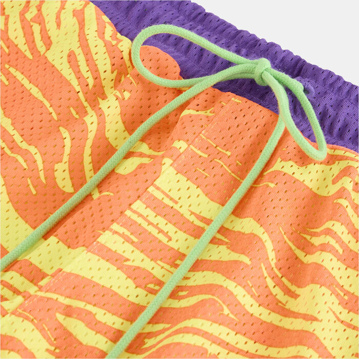 PUMA Men's Melo Spark Basektball Shorts yellow image number 2