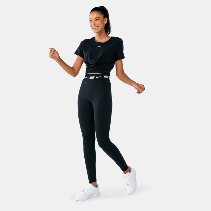 Nike Women's Dri-FIT One Luxe T-Shirt Black Nike Women's Dri-FIT One Luxe T-Shirt Black image number 2