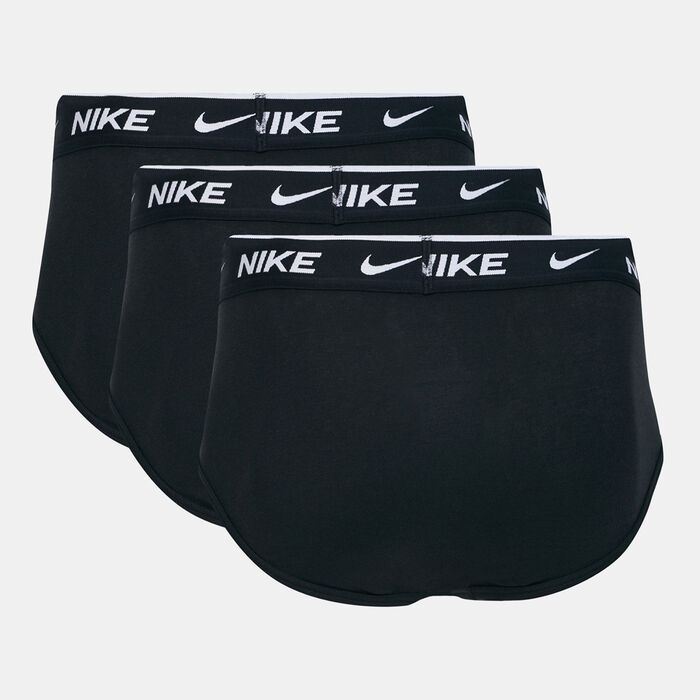 Nike Men's Briefs (3 Pack) Black Nike Men's Briefs (3 Pack) Black image number 1