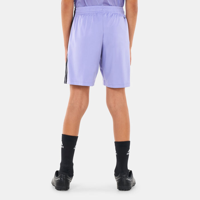 adidas Kids' Real Madrid Away Shorts - 2022/23 Purple image number 1