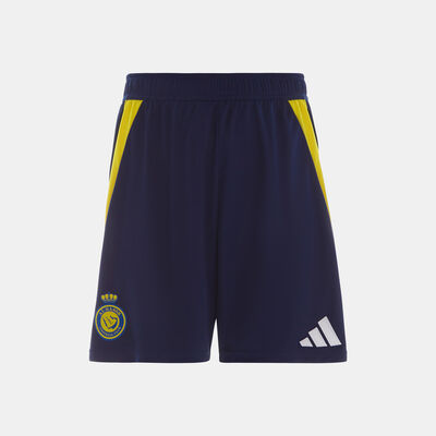 adidas Kids' Al Nassr 24/25 Away Replica Football Shorts Blue