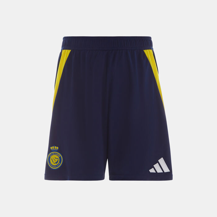 adidas Kids' Al Nassr 24/25 Away Replica Football Shorts Blue adidas Kids' Al Nassr 24/25 Away Replica Football Shorts Blue image number 0