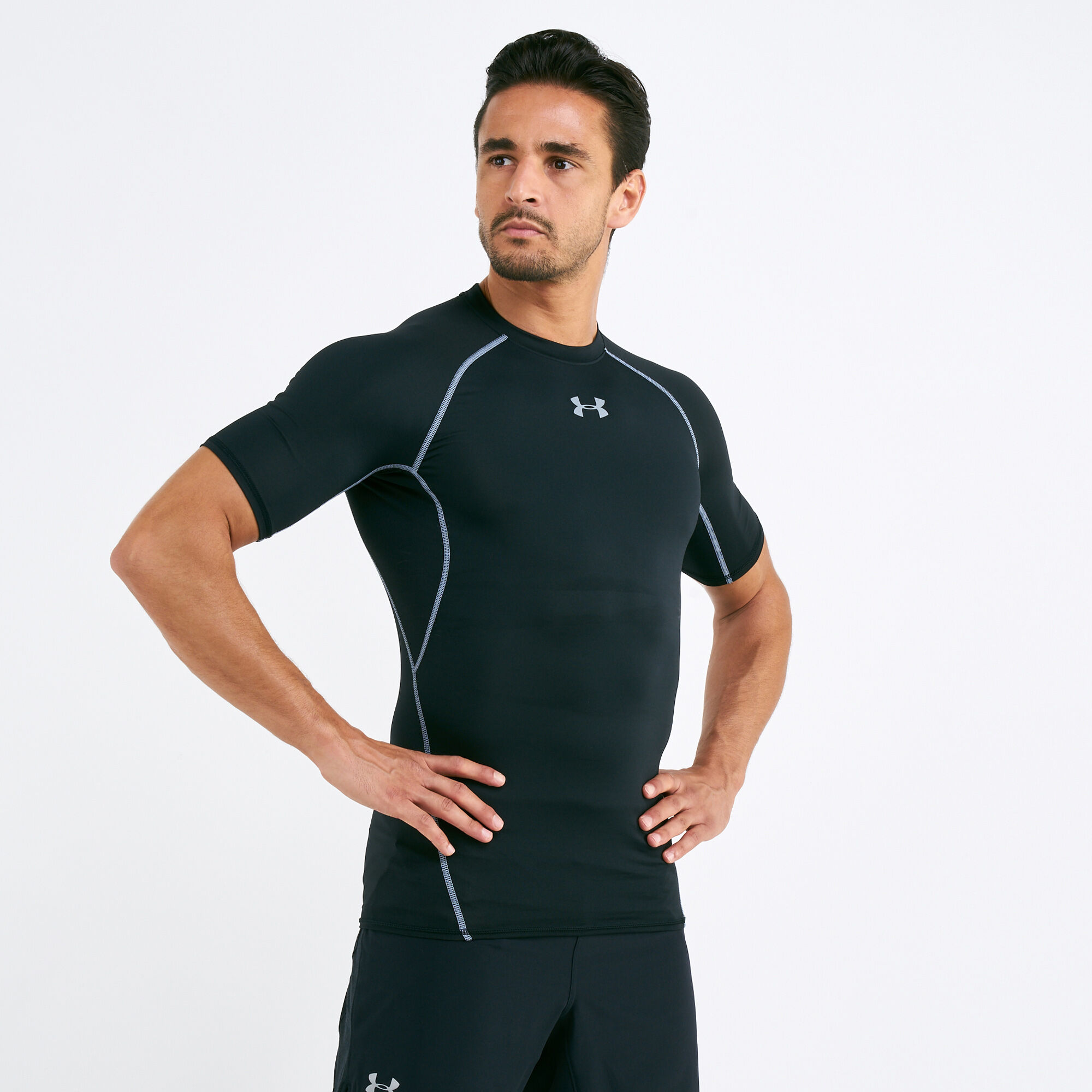 Under armour tee shirt compression outlet