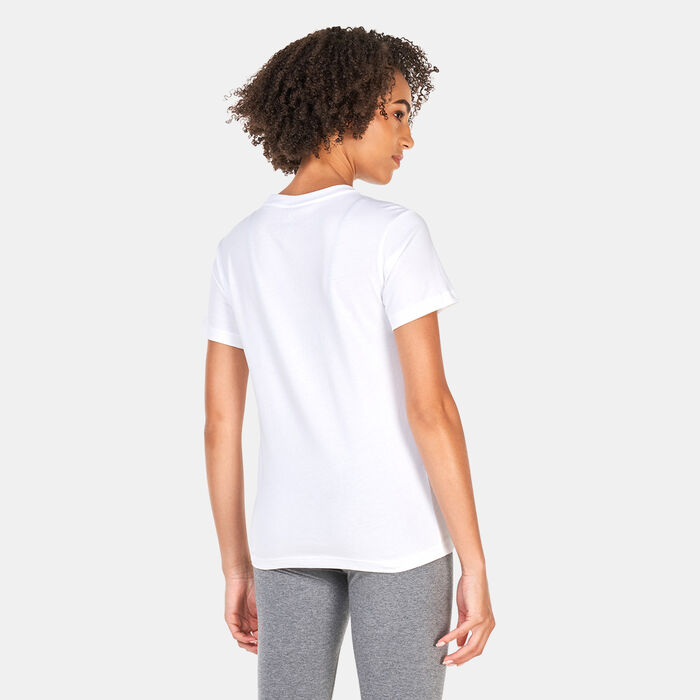 Converse Women's Chuck Patch Infill T-Shirt White Converse Women's Chuck Patch Infill T-Shirt White image number 1