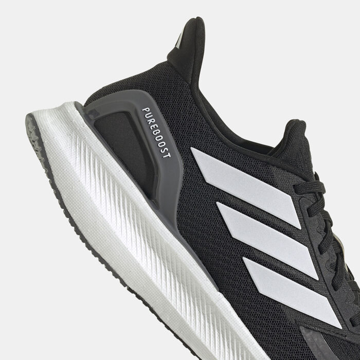 adidas Men's Pureboost 5 Running Shoes Black image number 5