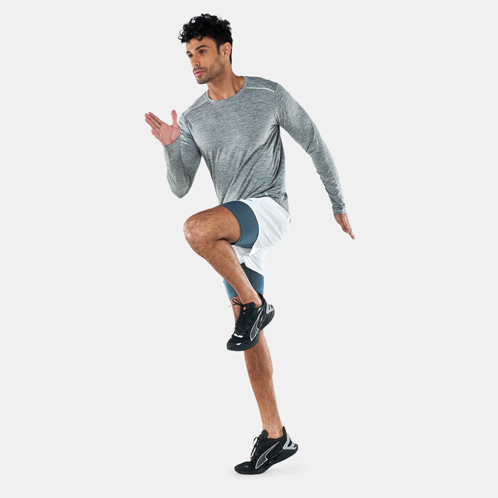 PUMA Men's Run Long Sleeve T-Shirt Grey PUMA Men's Run Long Sleeve T-Shirt Grey image number 2