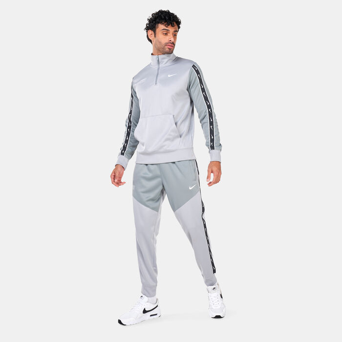 Nike Men's Sportswear Repeat Half-Zip Sweatshirt Grey Nike Men's Sportswear Repeat Half-Zip Sweatshirt Grey image number 2